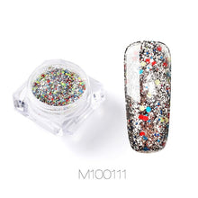 Load image into Gallery viewer, ROSALIND Nails Art Glitter Pigment Powder Gel Polish Mirror Manicure Sparkles For Nails UV Decorations Chrome Holographic Nail