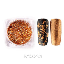 Load image into Gallery viewer, ROSALIND Nails Art Glitter Pigment Powder Gel Polish Mirror Manicure Sparkles For Nails UV Decorations Chrome Holographic Nail