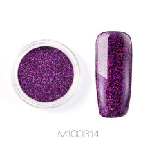 Load image into Gallery viewer, ROSALIND Nails Art Glitter Pigment Powder Gel Polish Mirror Manicure Sparkles For Nails UV Decorations Chrome Holographic Nail