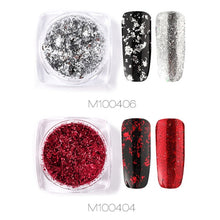 Load image into Gallery viewer, ROSALIND Nails Art Glitter Pigment Powder Gel Polish Mirror Manicure Sparkles For Nails UV Decorations Chrome Holographic Nail