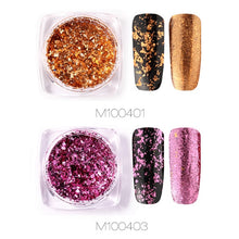 Load image into Gallery viewer, ROSALIND Nails Art Glitter Pigment Powder Gel Polish Mirror Manicure Sparkles For Nails UV Decorations Chrome Holographic Nail