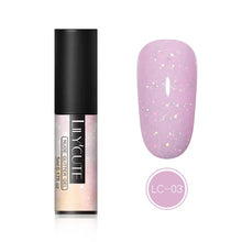 Load image into Gallery viewer, LILYCUTE 5ml Color UV Gel Holographic Glitter Sequins Semi Permanent Soak Off Nail Art Gel Polish Varnish Manicure Design