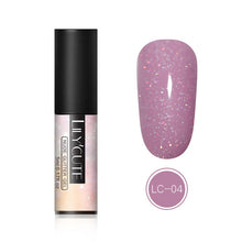 Load image into Gallery viewer, LILYCUTE 5ml Color UV Gel Holographic Glitter Sequins Semi Permanent Soak Off Nail Art Gel Polish Varnish Manicure Design