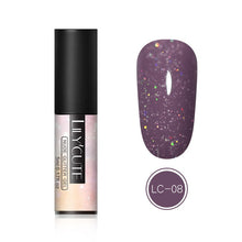 Load image into Gallery viewer, LILYCUTE 5ml Color UV Gel Holographic Glitter Sequins Semi Permanent Soak Off Nail Art Gel Polish Varnish Manicure Design