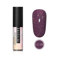 Load image into Gallery viewer, LILYCUTE 5ml Color UV Gel Holographic Glitter Sequins Semi Permanent Soak Off Nail Art Gel Polish Varnish Manicure Design
