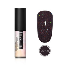 Load image into Gallery viewer, LILYCUTE 5ml Color UV Gel Holographic Glitter Sequins Semi Permanent Soak Off Nail Art Gel Polish Varnish Manicure Design