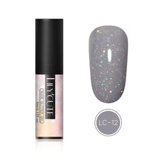 Load image into Gallery viewer, LILYCUTE 5ml Color UV Gel Holographic Glitter Sequins Semi Permanent Soak Off Nail Art Gel Polish Varnish Manicure Design