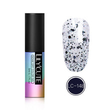 Load image into Gallery viewer, LILYCUTE 5ml Color UV Gel Holographic Glitter Sequins Semi Permanent Soak Off Nail Art Gel Polish Varnish Manicure Design