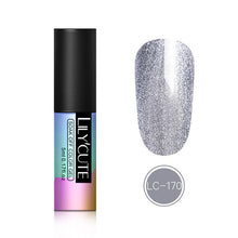 Load image into Gallery viewer, LILYCUTE 5ml Color UV Gel Holographic Glitter Sequins Semi Permanent Soak Off Nail Art Gel Polish Varnish Manicure Design