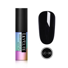 Load image into Gallery viewer, LILYCUTE 5ml Color UV Gel Holographic Glitter Sequins Semi Permanent Soak Off Nail Art Gel Polish Varnish Manicure Design