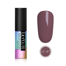 Load image into Gallery viewer, LILYCUTE 5ml Color UV Gel Holographic Glitter Sequins Semi Permanent Soak Off Nail Art Gel Polish Varnish Manicure Design