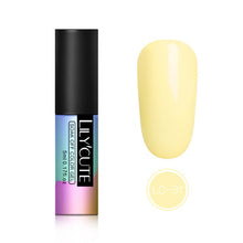 Load image into Gallery viewer, LILYCUTE 5ml Color UV Gel Holographic Glitter Sequins Semi Permanent Soak Off Nail Art Gel Polish Varnish Manicure Design