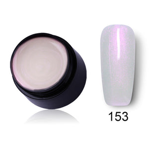 LEMOOC Starry Glitter Gel 180 Colors 5ml Pure Nail Color Varnish Nail Art Salon Soak Off UV LED Nail Art Design Gel Lacquer