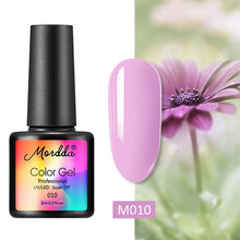 Load image into Gallery viewer, MORDDA 8 ML Gel Polish UV LED Nail Varnish For Manicure 60 Colors Gel Lacquer Semi Permanent Gel Paint Nail Art DIY Design Tools