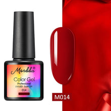 Load image into Gallery viewer, MORDDA 8 ML Gel Polish UV LED Nail Varnish For Manicure 60 Colors Gel Lacquer Semi Permanent Gel Paint Nail Art DIY Design Tools