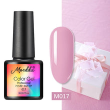 Load image into Gallery viewer, MORDDA 8 ML Gel Polish UV LED Nail Varnish For Manicure 60 Colors Gel Lacquer Semi Permanent Gel Paint Nail Art DIY Design Tools