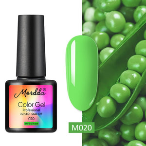 MORDDA 8 ML Gel Polish UV LED Nail Varnish For Manicure 60 Colors Gel Lacquer Semi Permanent Gel Paint Nail Art DIY Design Tools