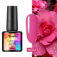 Load image into Gallery viewer, MORDDA 8 ML Gel Polish UV LED Nail Varnish For Manicure 60 Colors Gel Lacquer Semi Permanent Gel Paint Nail Art DIY Design Tools