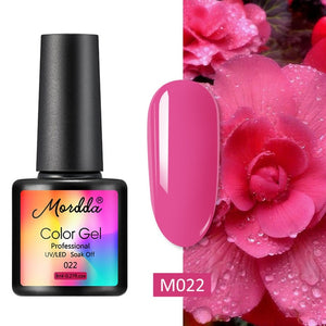 MORDDA 8 ML Gel Polish UV LED Nail Varnish For Manicure 60 Colors Gel Lacquer Semi Permanent Gel Paint Nail Art DIY Design Tools