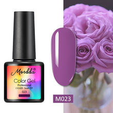 Load image into Gallery viewer, MORDDA 8 ML Gel Polish UV LED Nail Varnish For Manicure 60 Colors Gel Lacquer Semi Permanent Gel Paint Nail Art DIY Design Tools
