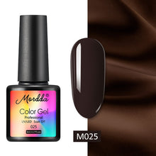 Load image into Gallery viewer, MORDDA 8 ML Gel Polish UV LED Nail Varnish For Manicure 60 Colors Gel Lacquer Semi Permanent Gel Paint Nail Art DIY Design Tools