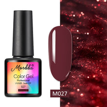 Load image into Gallery viewer, MORDDA 8 ML Gel Polish UV LED Nail Varnish For Manicure 60 Colors Gel Lacquer Semi Permanent Gel Paint Nail Art DIY Design Tools