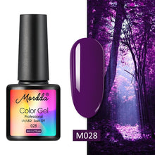 Load image into Gallery viewer, MORDDA 8 ML Gel Polish UV LED Nail Varnish For Manicure 60 Colors Gel Lacquer Semi Permanent Gel Paint Nail Art DIY Design Tools