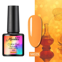 Load image into Gallery viewer, MORDDA 8 ML Gel Polish UV LED Nail Varnish For Manicure 60 Colors Gel Lacquer Semi Permanent Gel Paint Nail Art DIY Design Tools