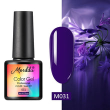 Load image into Gallery viewer, MORDDA 8 ML Gel Polish UV LED Nail Varnish For Manicure 60 Colors Gel Lacquer Semi Permanent Gel Paint Nail Art DIY Design Tools