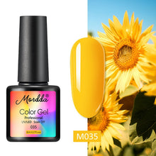 Load image into Gallery viewer, MORDDA 8 ML Gel Polish UV LED Nail Varnish For Manicure 60 Colors Gel Lacquer Semi Permanent Gel Paint Nail Art DIY Design Tools