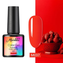 Load image into Gallery viewer, MORDDA 8 ML Gel Polish UV LED Nail Varnish For Manicure 60 Colors Gel Lacquer Semi Permanent Gel Paint Nail Art DIY Design Tools