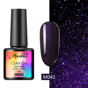 MORDDA 8 ML Gel Polish UV LED Nail Varnish For Manicure 60 Colors Gel Lacquer Semi Permanent Gel Paint Nail Art DIY Design Tools