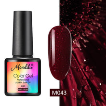 Load image into Gallery viewer, MORDDA 8 ML Gel Polish UV LED Nail Varnish For Manicure 60 Colors Gel Lacquer Semi Permanent Gel Paint Nail Art DIY Design Tools