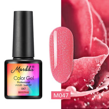Load image into Gallery viewer, MORDDA 8 ML Gel Polish UV LED Nail Varnish For Manicure 60 Colors Gel Lacquer Semi Permanent Gel Paint Nail Art DIY Design Tools