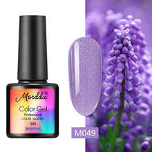 Load image into Gallery viewer, MORDDA 8 ML Gel Polish UV LED Nail Varnish For Manicure 60 Colors Gel Lacquer Semi Permanent Gel Paint Nail Art DIY Design Tools