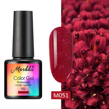 Load image into Gallery viewer, MORDDA 8 ML Gel Polish UV LED Nail Varnish For Manicure 60 Colors Gel Lacquer Semi Permanent Gel Paint Nail Art DIY Design Tools