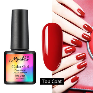MORDDA 8 ML Gel Polish UV LED Nail Varnish For Manicure 60 Colors Gel Lacquer Semi Permanent Gel Paint Nail Art DIY Design Tools